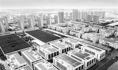 图为溧阳高新区“锂享小镇”。  受访者供图