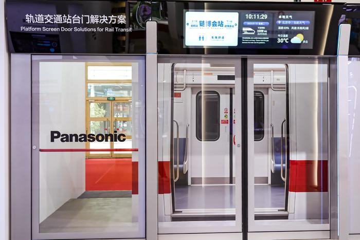 图：松下轨道交通站台门解决方案