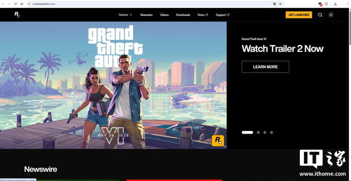 ▲ 目前访问 Social Club 官网会被重定向至 R 星官网