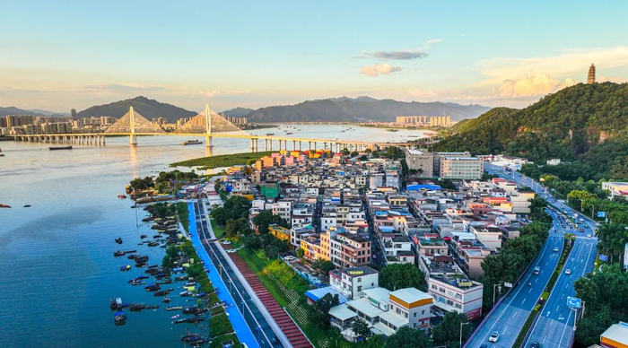 △ 江口渔村新貌。陈彦成 摄