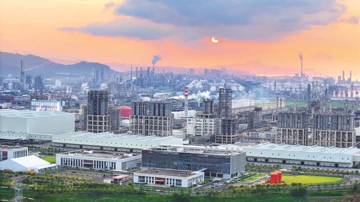 埃克森美孚惠州乙烯项目。惠州日报记者王建桥 摄