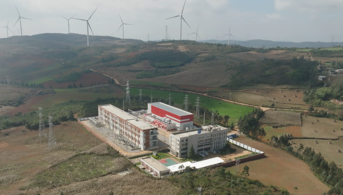 ▲ 三峡云南弥勒石洞山风电场  三峡科研院供图