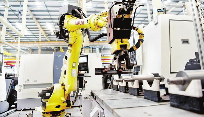         成安县恒工精密智能化生产车间。 武成军 摄    