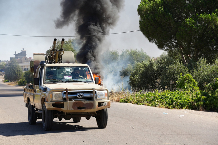 当地时间2025年7月16日，叙利亚苏韦达省 &nbsp;（图片来源：央视新闻）