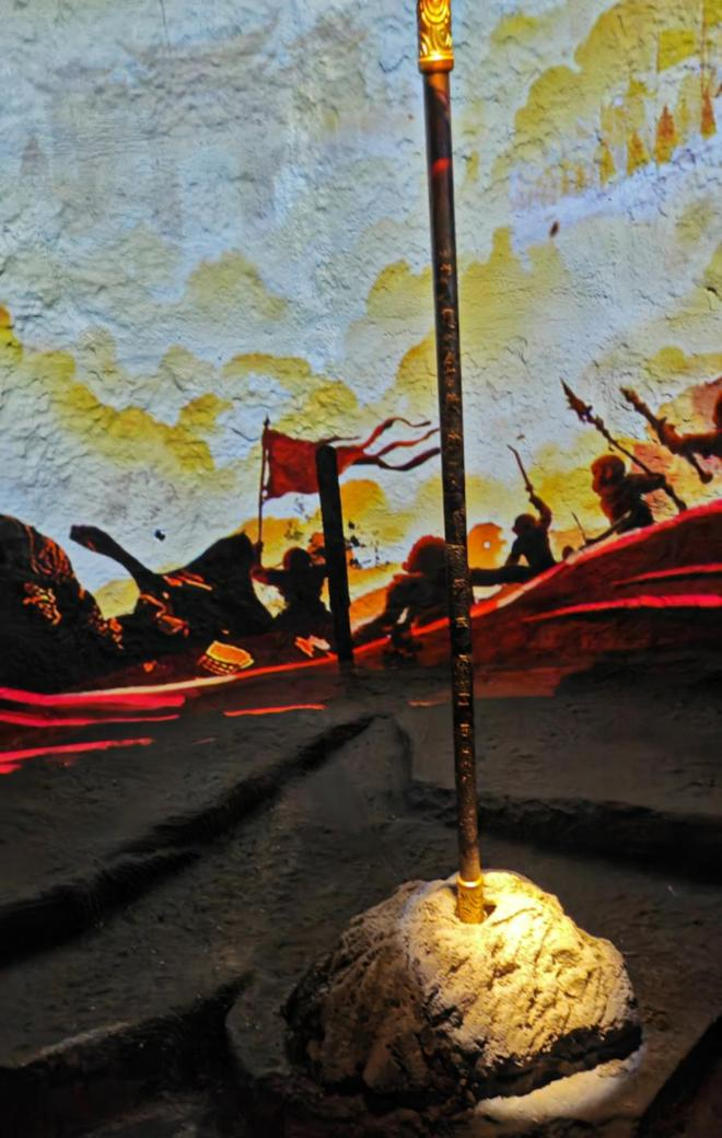 纯陨铁金箍棒（金奕伶/摄）