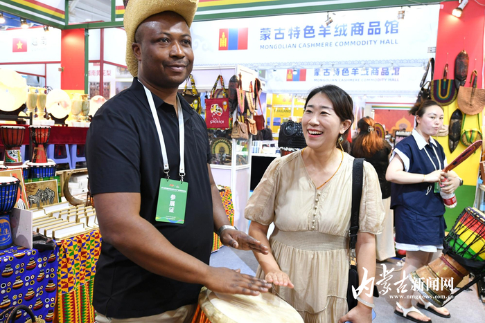 国际展区吸引观众