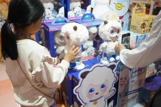 奥飞娱乐推出的AI喜羊羊 图源：玩点无限官方微博