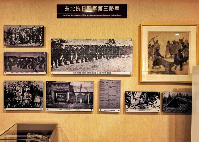 李兆麟将军纪念馆内展出的照片
