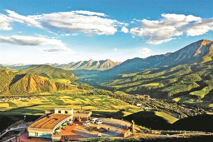 美丽的祁连。通讯员 马海福 赵海峰 摄