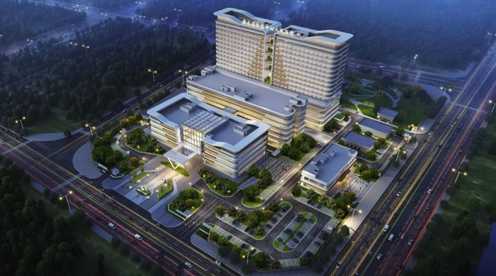 △肇庆高新区中心人民医院项目效果图。图源 肇庆高新发布