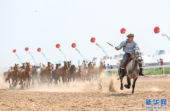  7月11日，演员在开幕式上表演。新华社记者 贝赫 摄