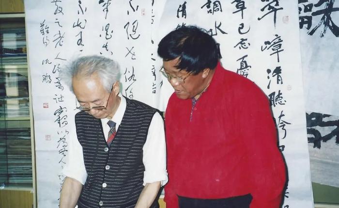 杨再春先生求教于沈鹏先生