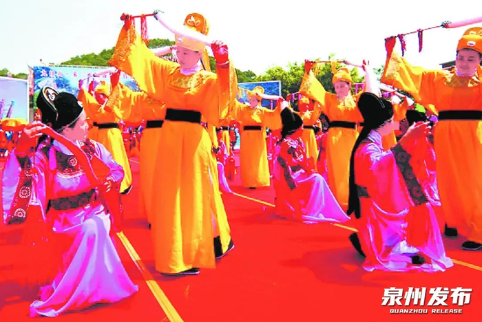 九日山仿宋祈风盛典（资料图片）