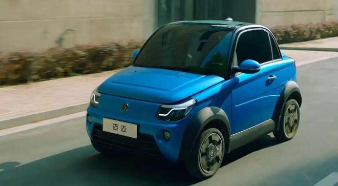 （江苏赛麟汽车首款车型“迈迈”，被戏称为“老头乐” 。图源：江苏赛麟汽车官方微博）