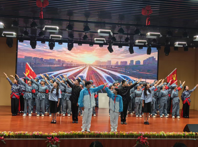 《黄河颂》获区课文朗诵大赛一等奖