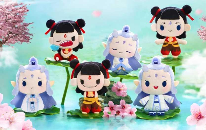 灵动创想《哪吒之魔童闹海》普奇努努毛绒盲盒