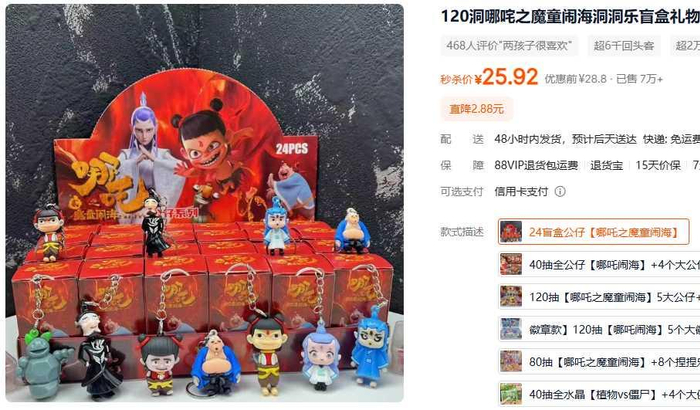 某个已售7万+的洞洞乐