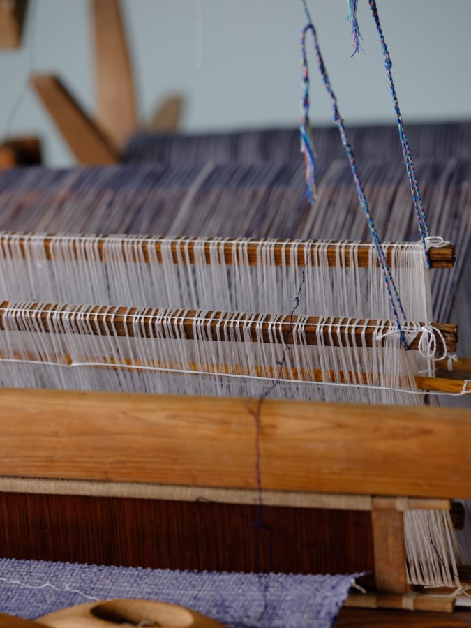 织机的经纬也是生活的智慧。