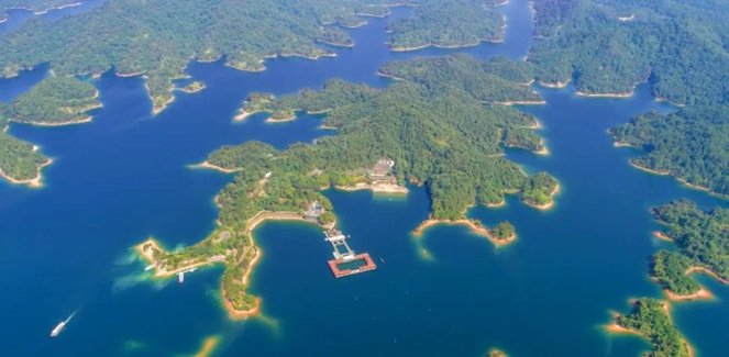 ▲水月湾（图源：“万绿湖”公众号）