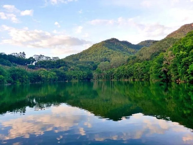 ▲雁鹅湖（图源：梅州雁南飞茶田景区公众号）