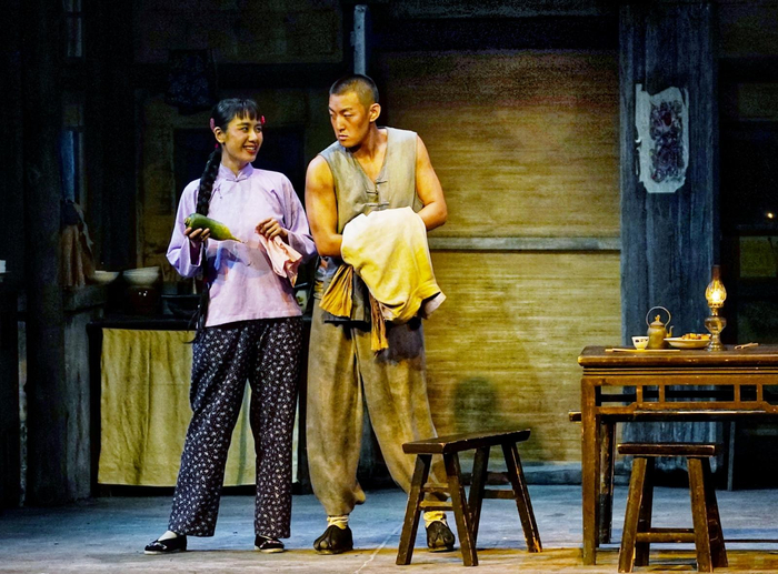 《骆驼祥子》剧照。北京日报客户端记者 方非摄