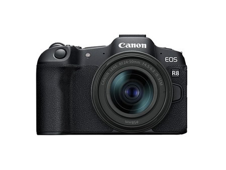 图为：佳能EOS R8套机（24-50mm）