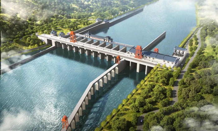 黄茅峡水库效果图