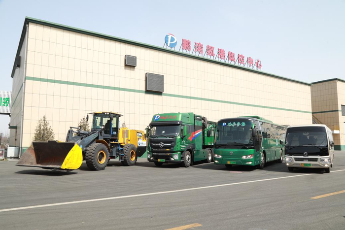 图为鹏飞集团氢能车辆应用场景