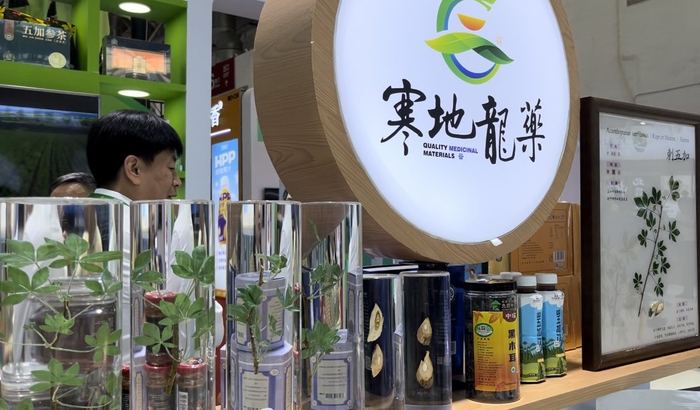 “寒地龙药”展位
