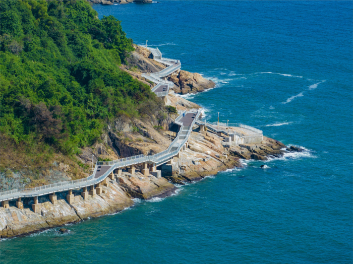小梅沙海滨栈道 深圳市城管局供图