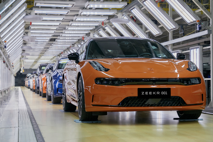 极氪生产线 图片来源：极氪