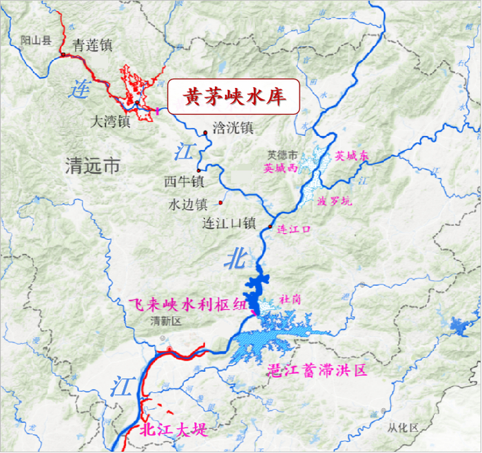 黄茅峡水库位置图
