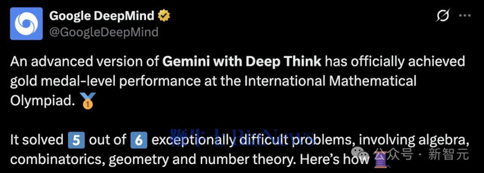 最最重要的是，Gemini仅用纯自然语言——英语完成了解题。
