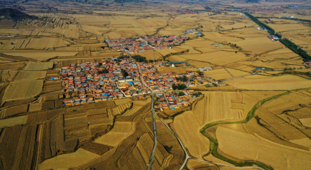 ▲山西盂县已第三次发布“盂雁归巢”计划，图为盂县乡村一瞥。