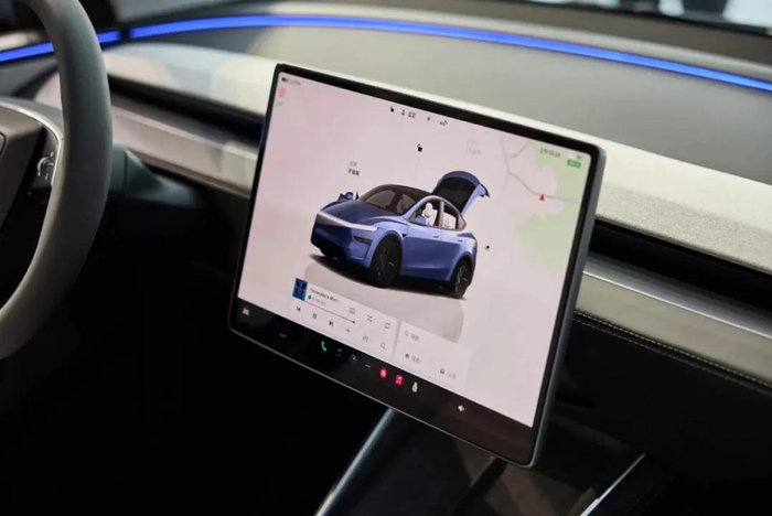 图/特斯拉全触摸屏