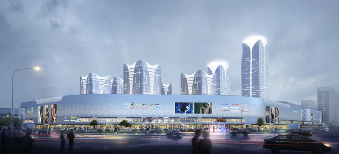 全球数贸中心效果图。来源：义乌全球数贸中心公号