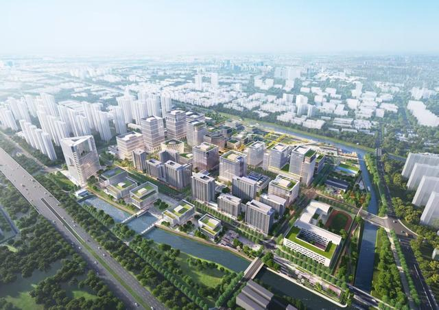 北杨人工智能小镇效果图 华泾镇供图