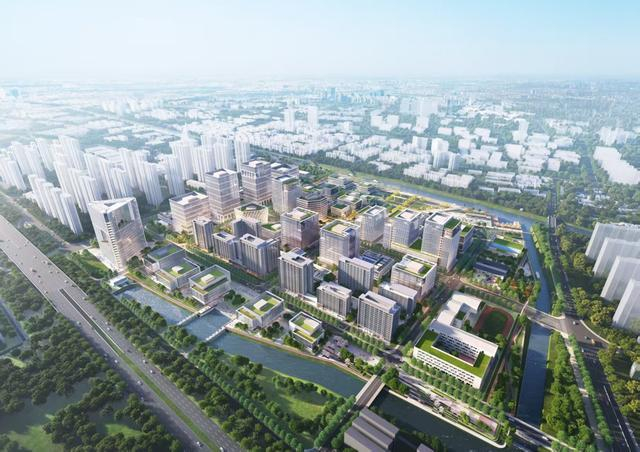 北杨人工智能小镇效果图 华泾镇供图