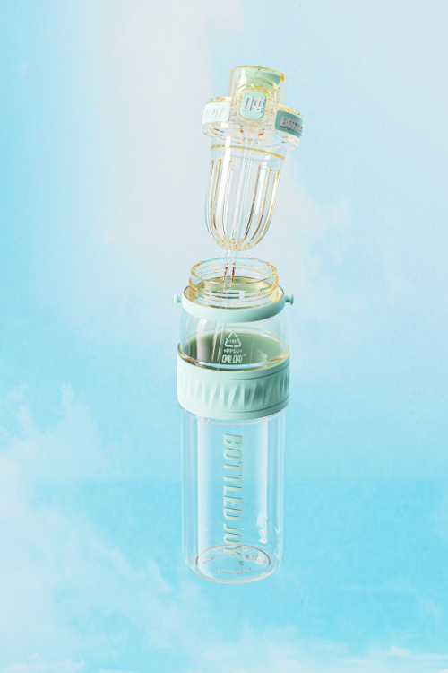 ppsu106吨吨杯一盖双饮及茶仓设计展示 吨吨供图