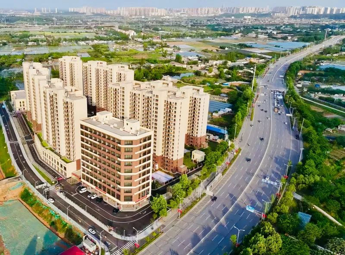 苏托垸片区首个农安房项目让被征地农民住得舒心。 除署名外均为长沙晚报通讯员 苏碧妍 供图