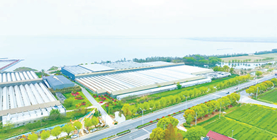 图为江苏省环保集团投资建设的环太湖城乡有机废弃物处理利用技术示范项目。