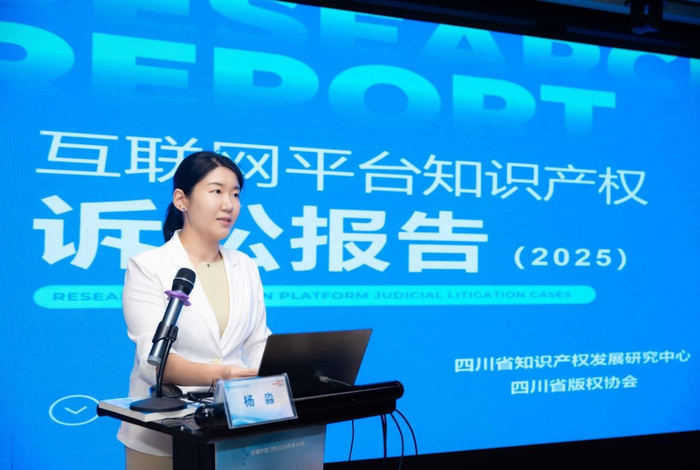 《互联网平台知识产权诉讼报告（2025）：态势演进》发布 图片来源：主办方提供