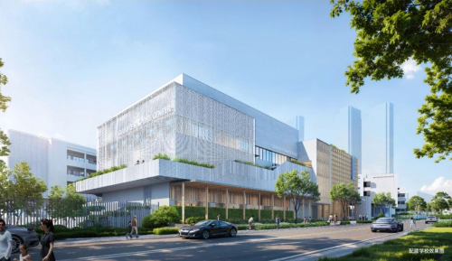 (湖南师范大学附属番禺实验学校效果图)