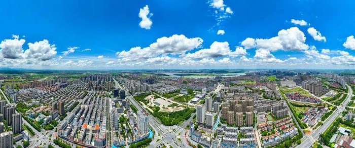 丰城城市航拍图。图片均为受访者供图