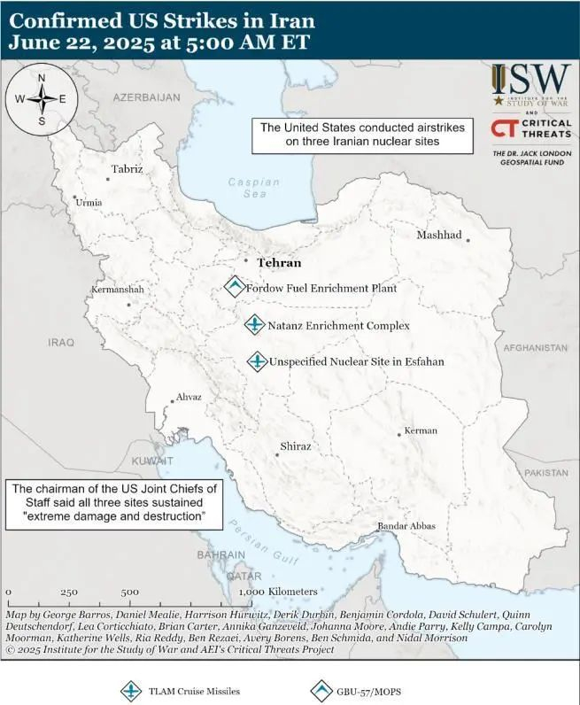 资料来源：ISW、山西证券研究所