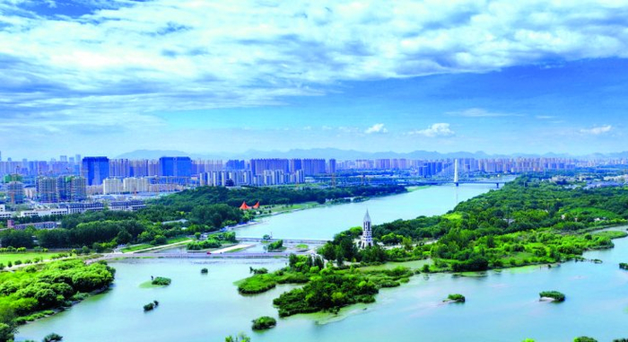 石家庄市太平河片区建设让市民生活环境更美好。
