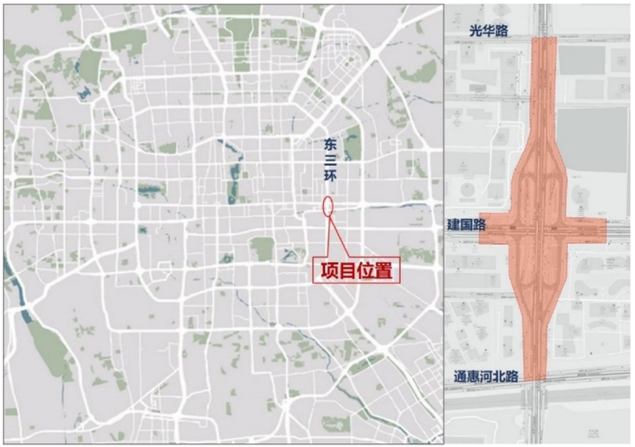 项目地理位置示意图