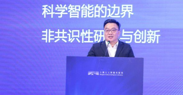 上海AI实验室主任周伯文 （文汇报记者 袁婧/摄）