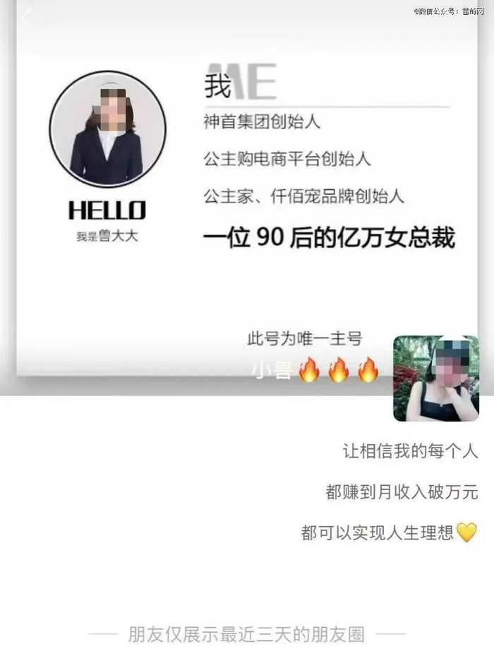 （某微商的微信简介）