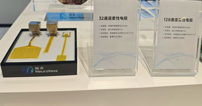 （脑虎科技部分BCI产品 财联社记者摄）